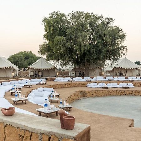 Golden Sandstone Hotel Desert Safari Camp Jaisalmer Bagian luar foto