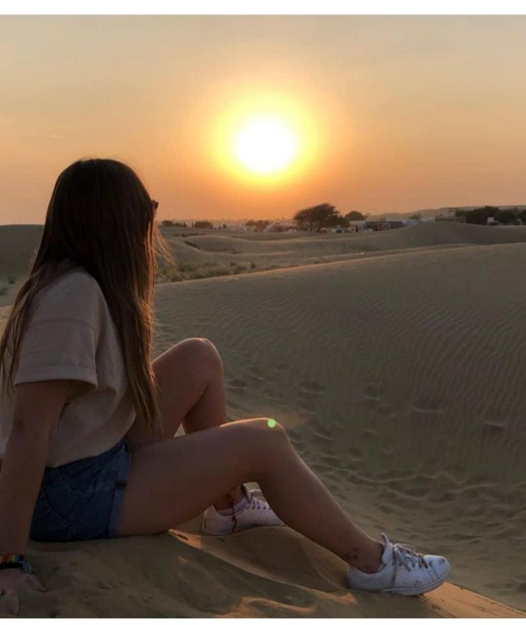 Golden Sandstone Hotel Desert Safari Camp Jaisalmer Bagian luar foto