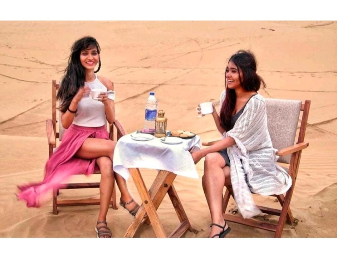 Golden Sandstone Hotel Desert Safari Camp Jaisalmer Bagian luar foto