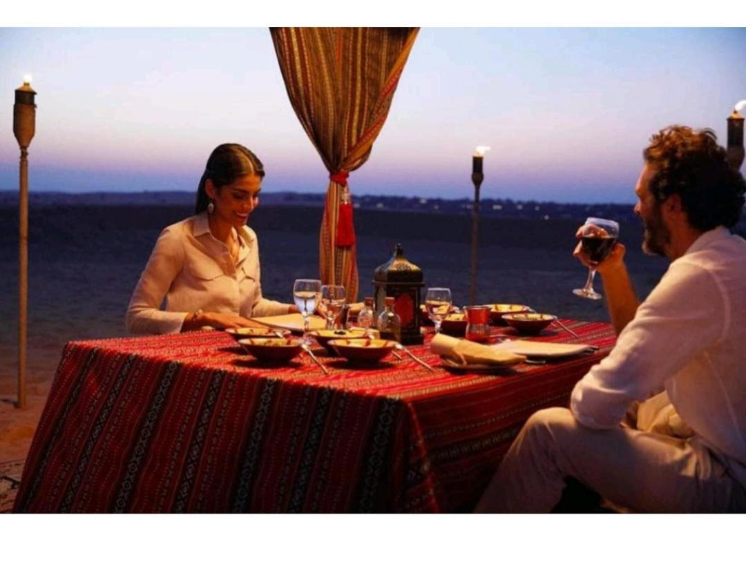 Golden Sandstone Hotel Desert Safari Camp Jaisalmer Bagian luar foto