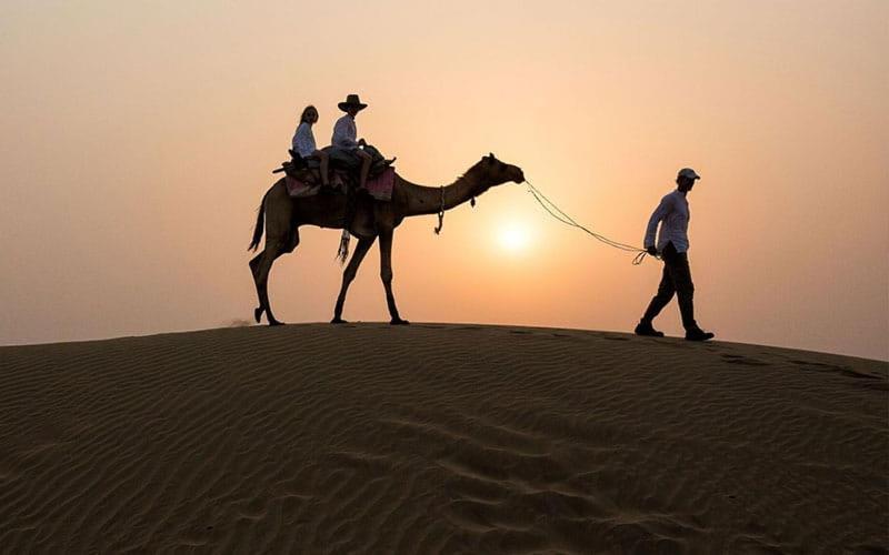 Golden Sandstone Hotel Desert Safari Camp Jaisalmer Bagian luar foto