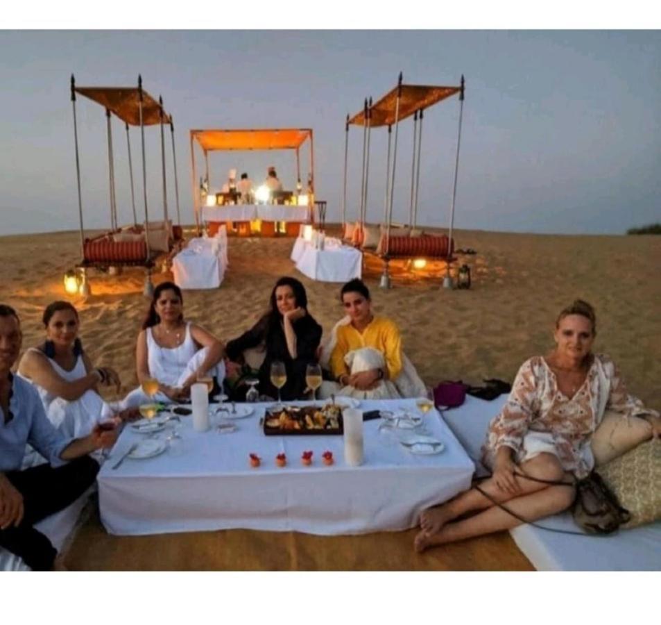 Golden Sandstone Hotel Desert Safari Camp Jaisalmer Bagian luar foto