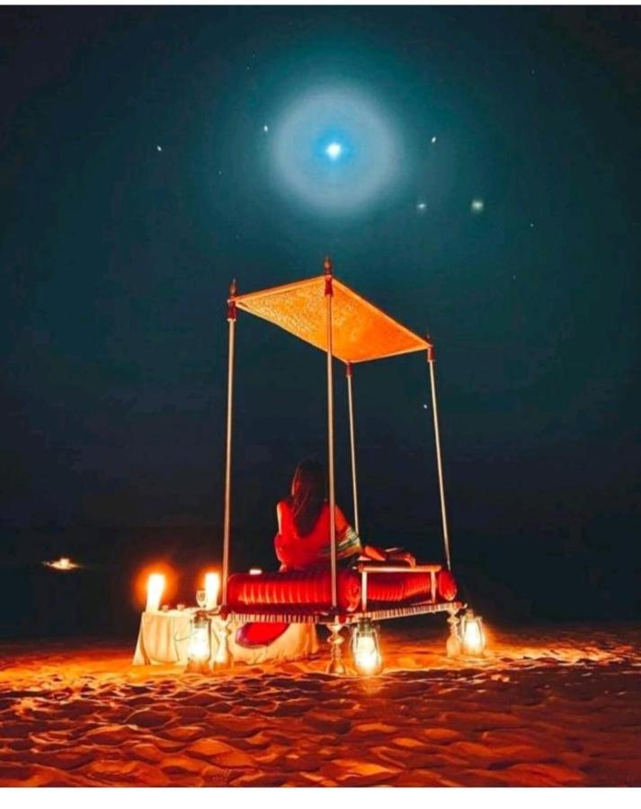 Golden Sandstone Hotel Desert Safari Camp Jaisalmer Bagian luar foto