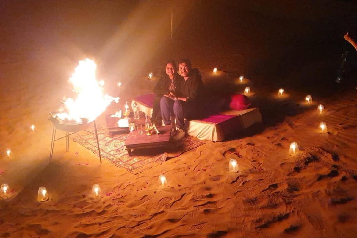 Golden Sandstone Hotel Desert Safari Camp Jaisalmer Bagian luar foto