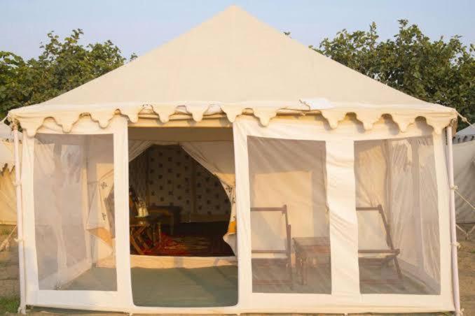 Golden Sandstone Hotel Desert Safari Camp Jaisalmer Bagian luar foto