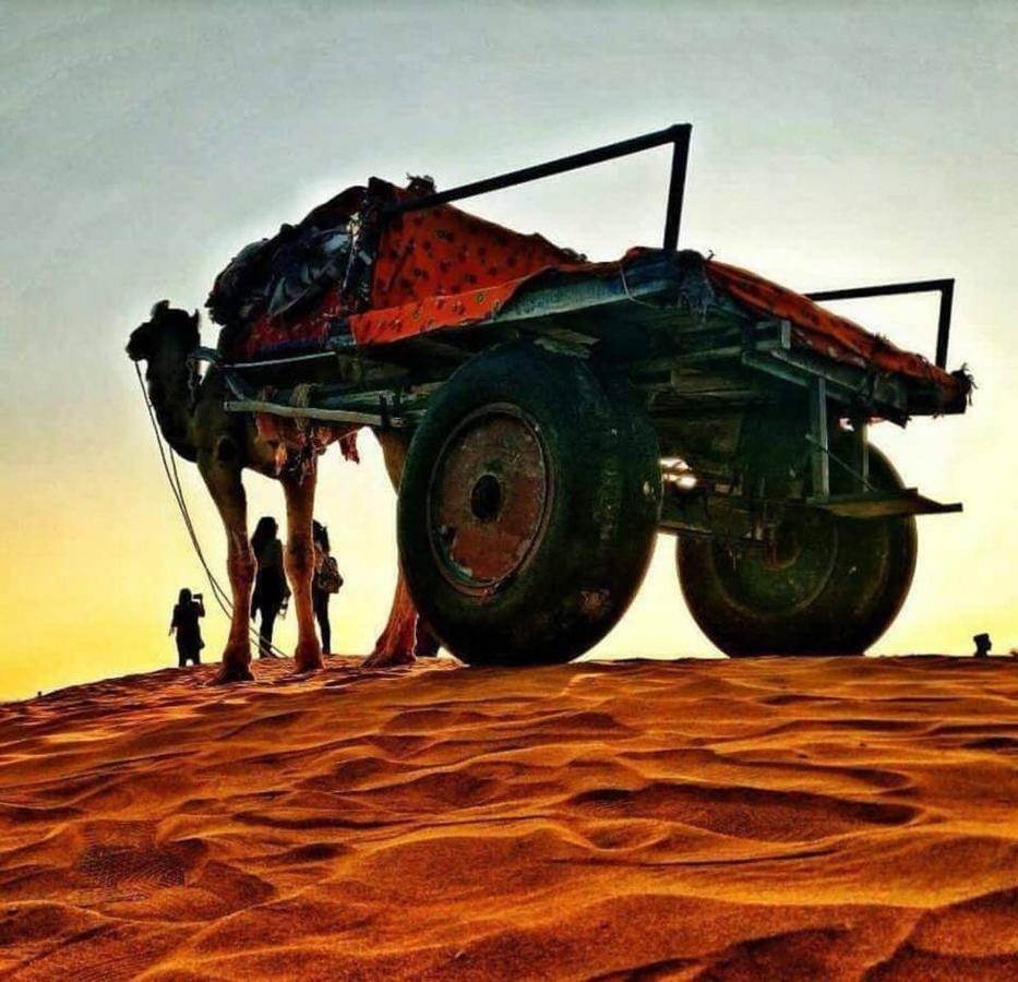 Golden Sandstone Hotel Desert Safari Camp Jaisalmer Bagian luar foto